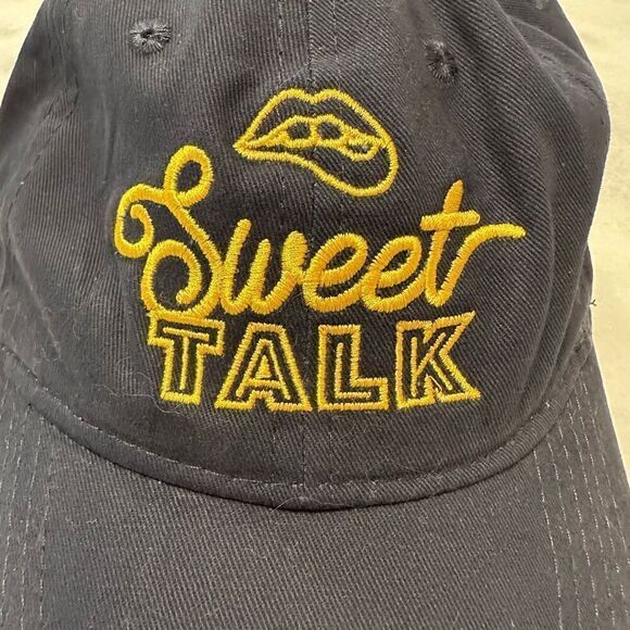 Port & Company Embroidered Sweet Talk Logo Navy Blue Baseball Cap Hat Adjustable - Picture 2 of 3